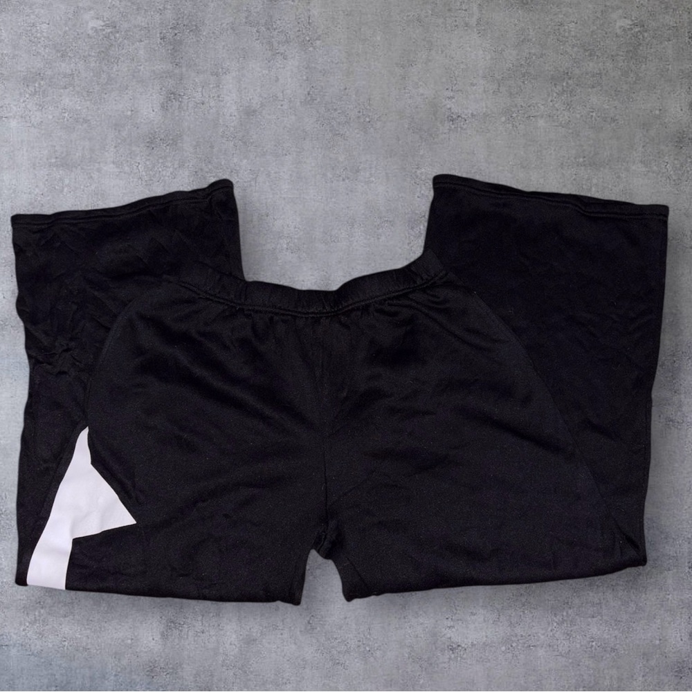 Men's Black Star Side Print Joggers Size L